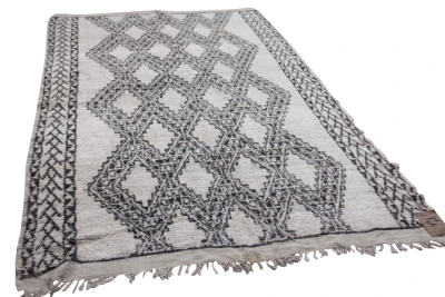 oude beni ouarain hoogpolig vloerkleed uit Marokko 730018 290cm x 184cm  