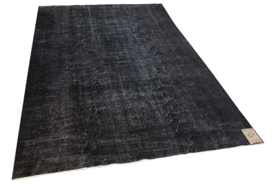 Vintage vloerkleed zwart 11022 280cm x 186cm