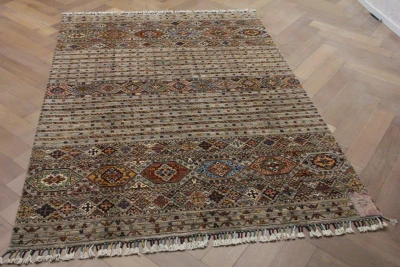 Handgemaakt vloerkleed uit Afghanistan 15022 236cm x 172cm